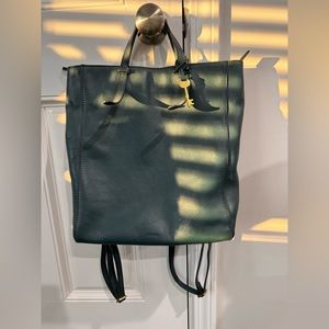 Fossil backpack purse / Teal